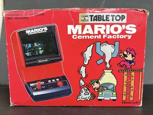 Nintendo game watch mario s - nintendo, &