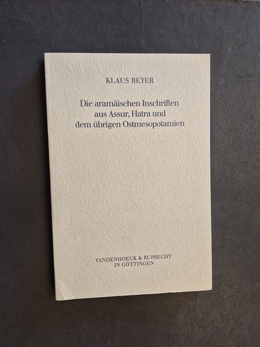Die aramäischen inschriften - aramäischen,