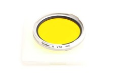 Rollei Rolleiflex Bay.   III Yellow Filter Y50 -0.5 w. Case