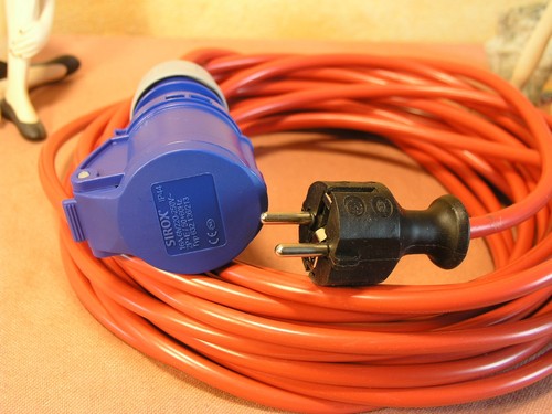 Cee kabel rot orange schuko - cee-kabel,