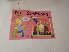Original Panini Sticker Album The Simpsons 1991 mit  24 Stickern