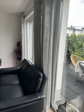 echte Leder Couch Alles Schwarz 3 Sitze 2 Sitze 1 Sitze