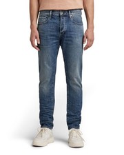 G-Star, Herren, Jeans, 3301 Slim, Burten stretch denim, Blau W28 L32