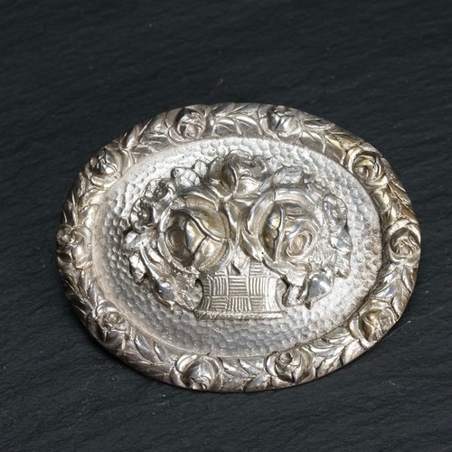 Jugendstil brosche silber - jugendstil,