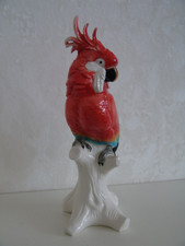 Ens porzellan figur - porzellan, papagei