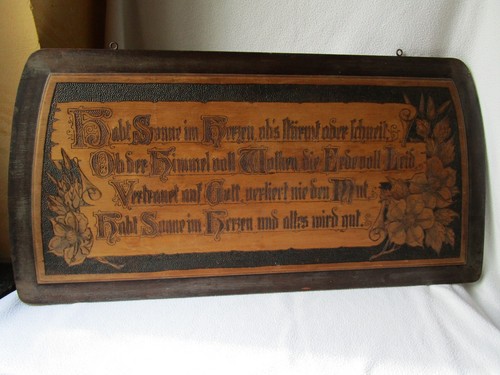 Großes holz wandbild - großes,