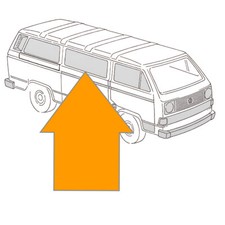 T3 Seitenscheibe Schiebetür