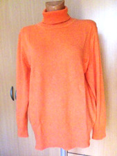 Orange Rollkragen Kaschmirpullover v. Christian Berg ,Gr. 46, sehr gepflegt!