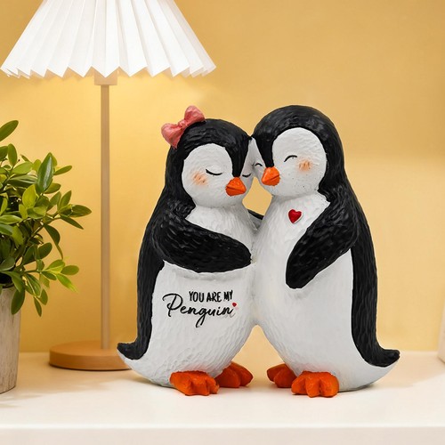 Pinguin paar statue kreative - pinguin-paar-statue,,