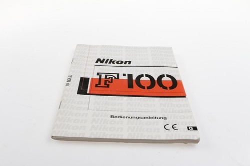 Nikon f100 bedienungsanleitung - nikon,