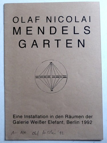 Olaf nicolai mendels - olaf, ´´mendels