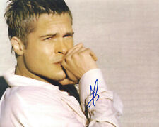 BRAD PITT Original Autogramm signiertes 20x25 Großfoto Top Portrait Coa