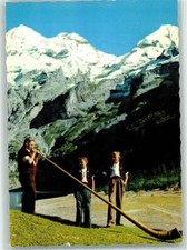 39691154 - Alphornblaeser Berner Oberland Tracht Bern BE, Trachten