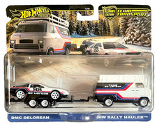Hot Wheels DMC DeLorean Rally Hauler Team Transport #78 2025 1:64 Modellauto OVP