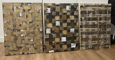 3 er Set Kunst Leinwand