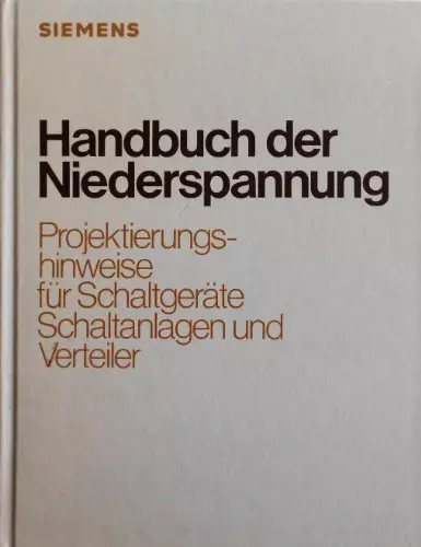 Handbuch der niederspannung - handbuch,
