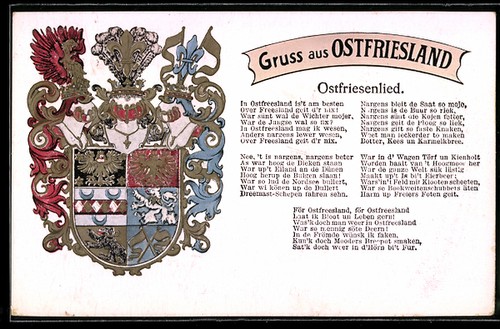Ansichtskarte ostfriesland - ansichtskarte,