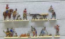 11 Zinnfiguren Der Baumeister