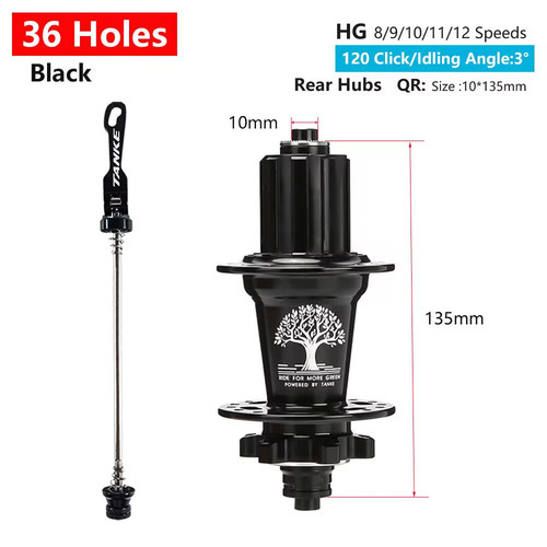 Tanke 120 click hub lager - 120,