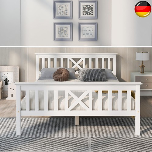 Holz bett 140x200 - holz, kiefer