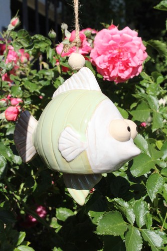 Glocke aus keramik fisch zum - keramik,,