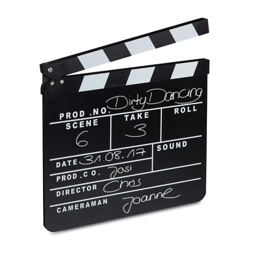 Filmklappe schwarz regieklappe - filmklappe,