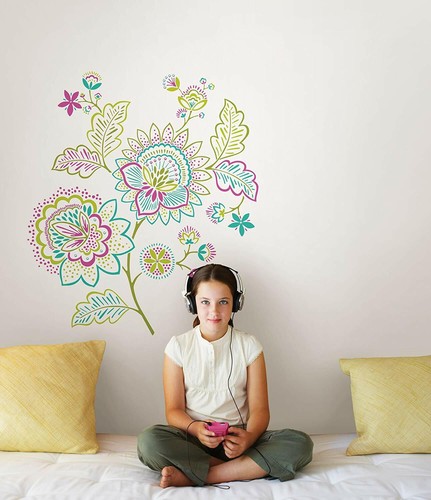 Wallpops mädchenzimmer wand - -,