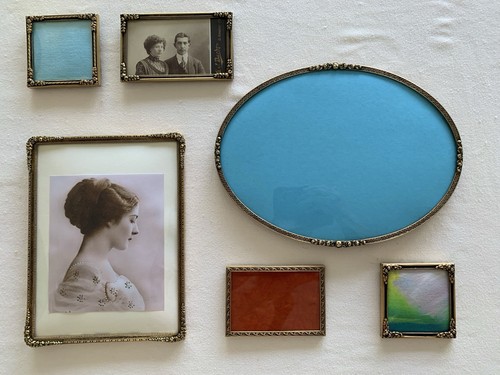 Jugendstil messing - 6,