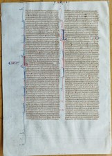 Original Manuskript Blatt