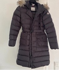 Moncler Daunenmantel Grau Gr. 40 L