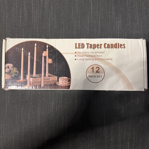 Led stabkerzen 12er set - stabkerzen, image