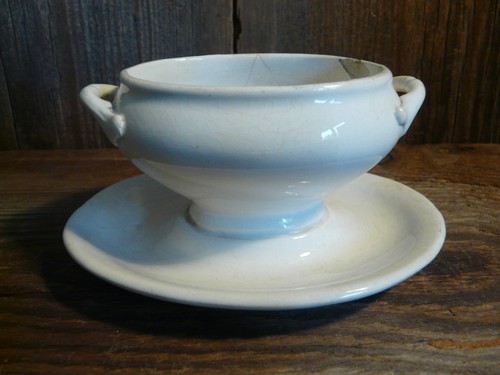 Sauciere senftopf klein antik - klein,