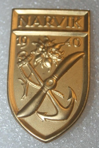 Narvik schild gold - narvik-schild,