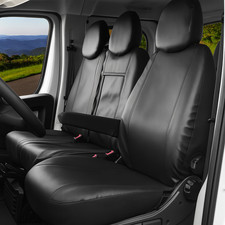 Sitzbezüge VIP Kunstleder geeignet für OPEL MOVANO C ab 2022- - Praktisch, Hochw