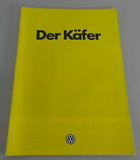 Prospekt / Broschüre VW Mexiko Käfer 1200 L Stand 01/1985