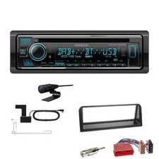 Kenwood 1-DIN Receiver Autoradio DAB+ CD Bluetooth für Peugeot 106 1991-2003