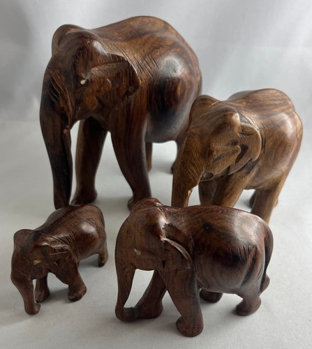 Elefanten familie holz - elefanten,