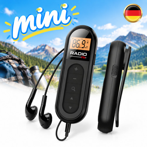 Tragbares mini radio - tragbares,