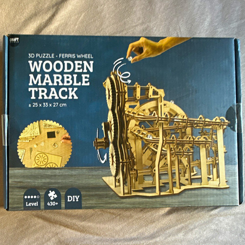 Puzzle holz kugelbahn - puzzle,
