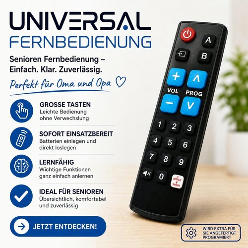 Senioren fernbedienung große - senioren,