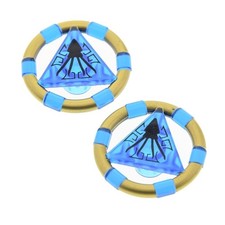 2x Lego Ring blau Symbol
