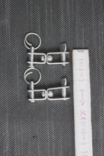 Wirbelschäkel Doppelwirbel Drehwirbel V4A Rostfrei Gabel-Gabel Auge-Auge Schäkel