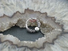 Ohrring Keltische CREOLE 14mm Gothic Creole Celtic Style Silber 925 Ohrschmuck