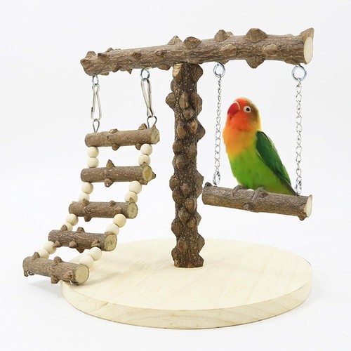 Vogel spielständer holz - vogel,