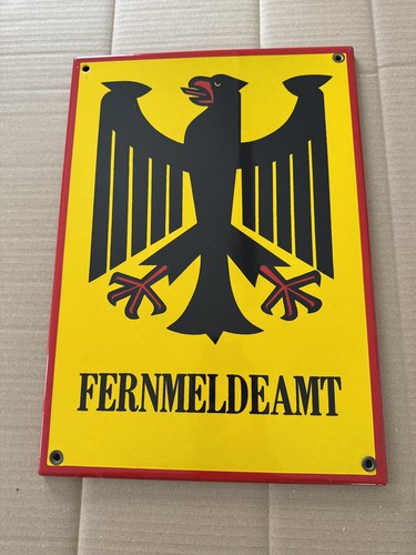 Altes emailschild fernmeldeamt - altes,