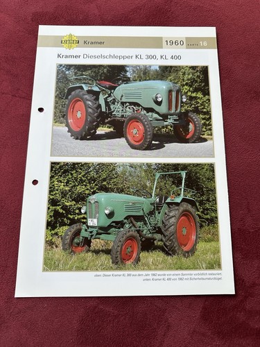 Kramer traktor dieselschlepper - kramer,