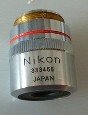 Nikon Objektiv M Plan 5, 0,1,  210/0 guter Zustand.
