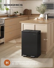 Mülleimer Küche, 2 x 30