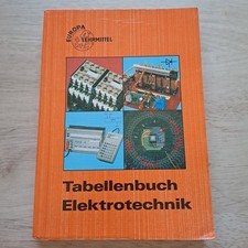 Tabellenbuch Elektrotechnik: Tabellen, Formeln, Din-Normen, Buch