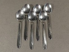 WMF Wien 6 Mokkalöffel 10,7 cm  90er Silberauflage